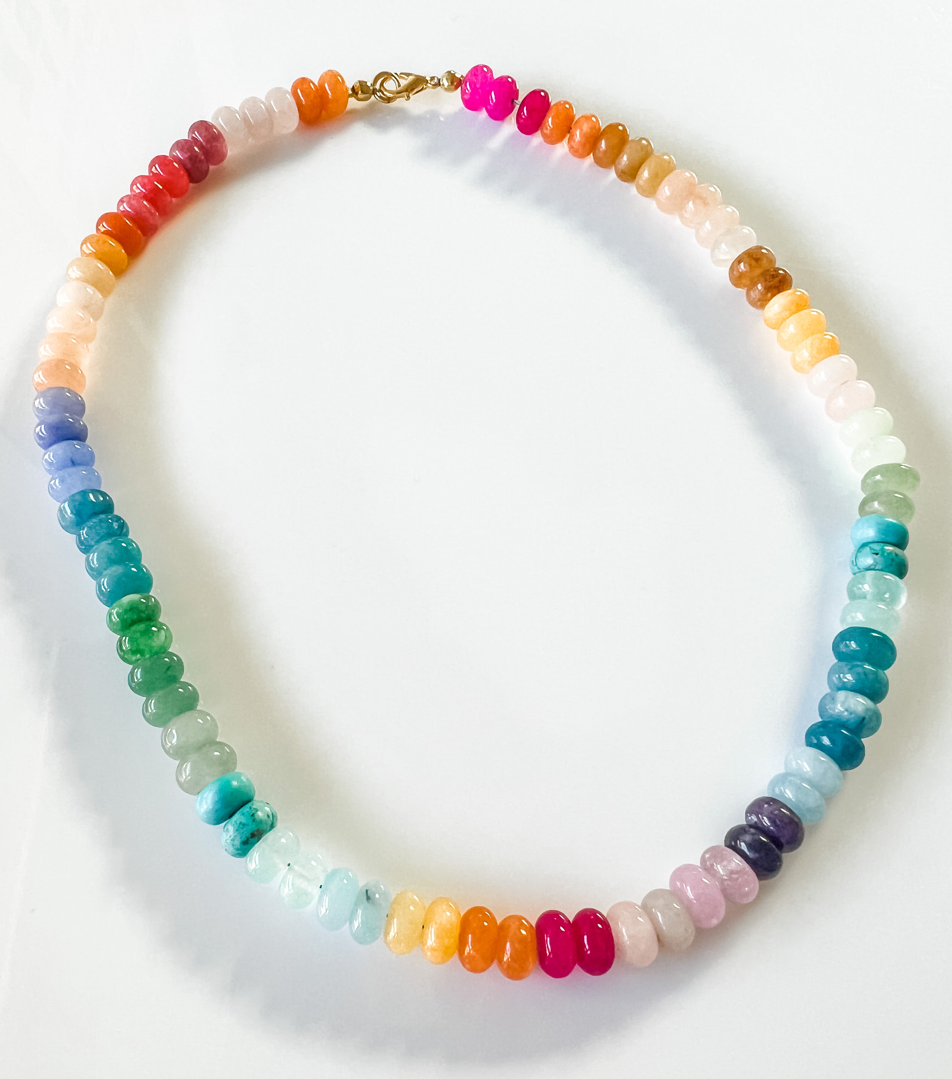 Rainbow Opal Candy Necklace - 18