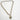 Sterling silver chunky locket chain