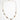 Floating birthstone charm necklace