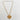 VANESSA sharp scalloped heart chain