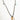 Black and white Amara cord necklace