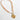 Pink opal bead necklace