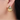 Chunky shell etched earring