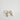 Mini double paperclip earring