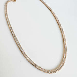 PETITE Baguette Tennis Chain