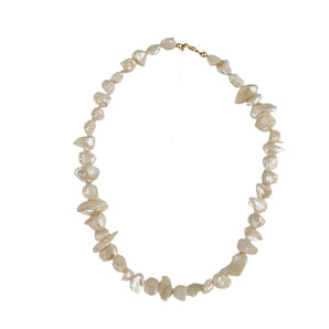 Organic fresh water pearl necklace