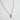 Mica mother of pearl heart necklace