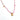 Pink Ivy braided cord necklace