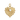 Scalloped heart with opal center