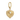 Scalloped heart with opal center