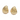 Chunky shell etched earring
