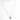 Bubble initial letter necklace