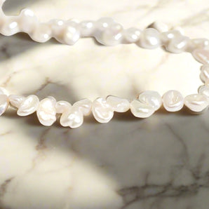 Organic fresh water pearl necklace