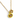 Dainty paperclip chain with yellow enamel bead charm cluster