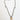 Black and white Amara cord necklace