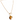 Rae round Locket chain
