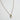 Mica mother of pearl heart necklace