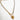 Two tone heart cross Locket chain