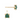 Fine Emerald stud earring