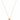 10K Gold Small diamond Heart Necklace