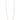 14K Gold Five diamond necklace