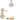 Dangle diamond stud flat back