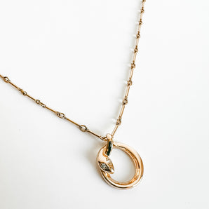 SNAKE CIRCLE NECKLACE