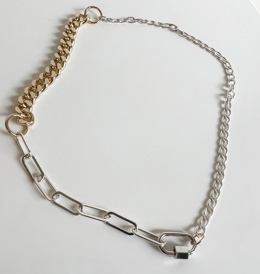 JAZZY MIXED METAL CHAIN