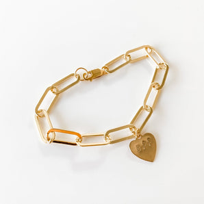 ZOE BRACELET WITH HEART CHARM