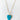 TURQUOISE HEART NECKLACE