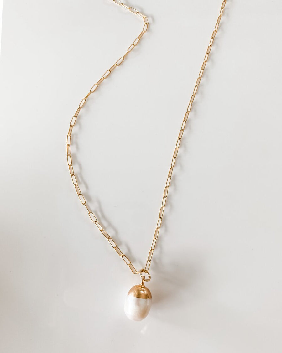 DIPPED PEARL NECKLACE