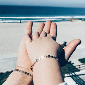 SEQUIN CHAIN BRACELET