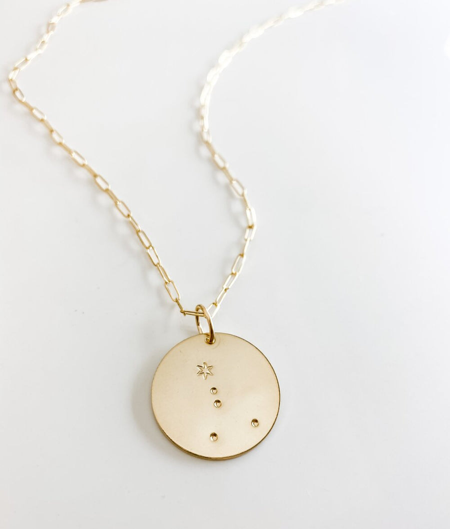 CONSTELLATION LARGE DISC NECKLACE