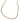 A gold-filled tennis necklace with multicolored gemstone accents