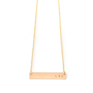 THE CHARLIE BAR NECKLACE