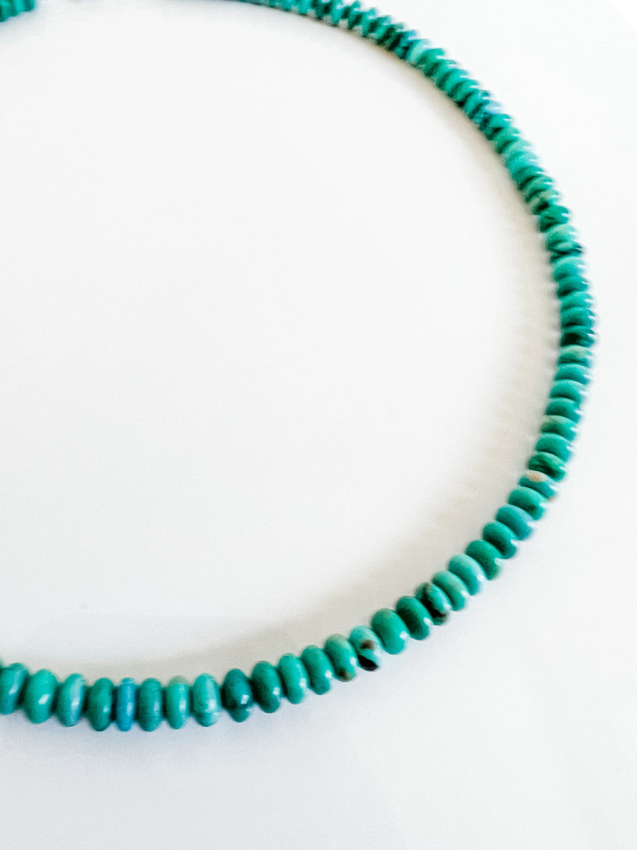 NATURAL Turquoise candy necklace