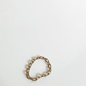 MINI PAPERCLIP CHAIN RING
