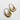 GOLD GUMBALL HOOP