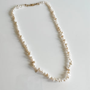 Petite fresh water pearl necklace