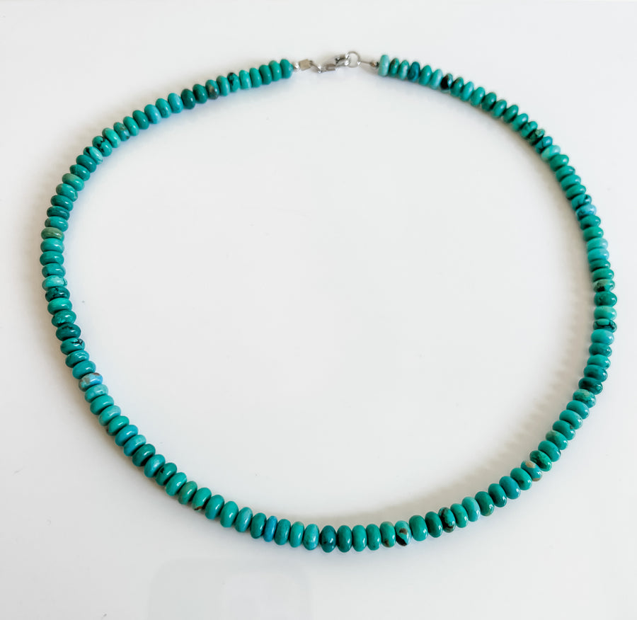 NATURAL Turquoise candy necklace