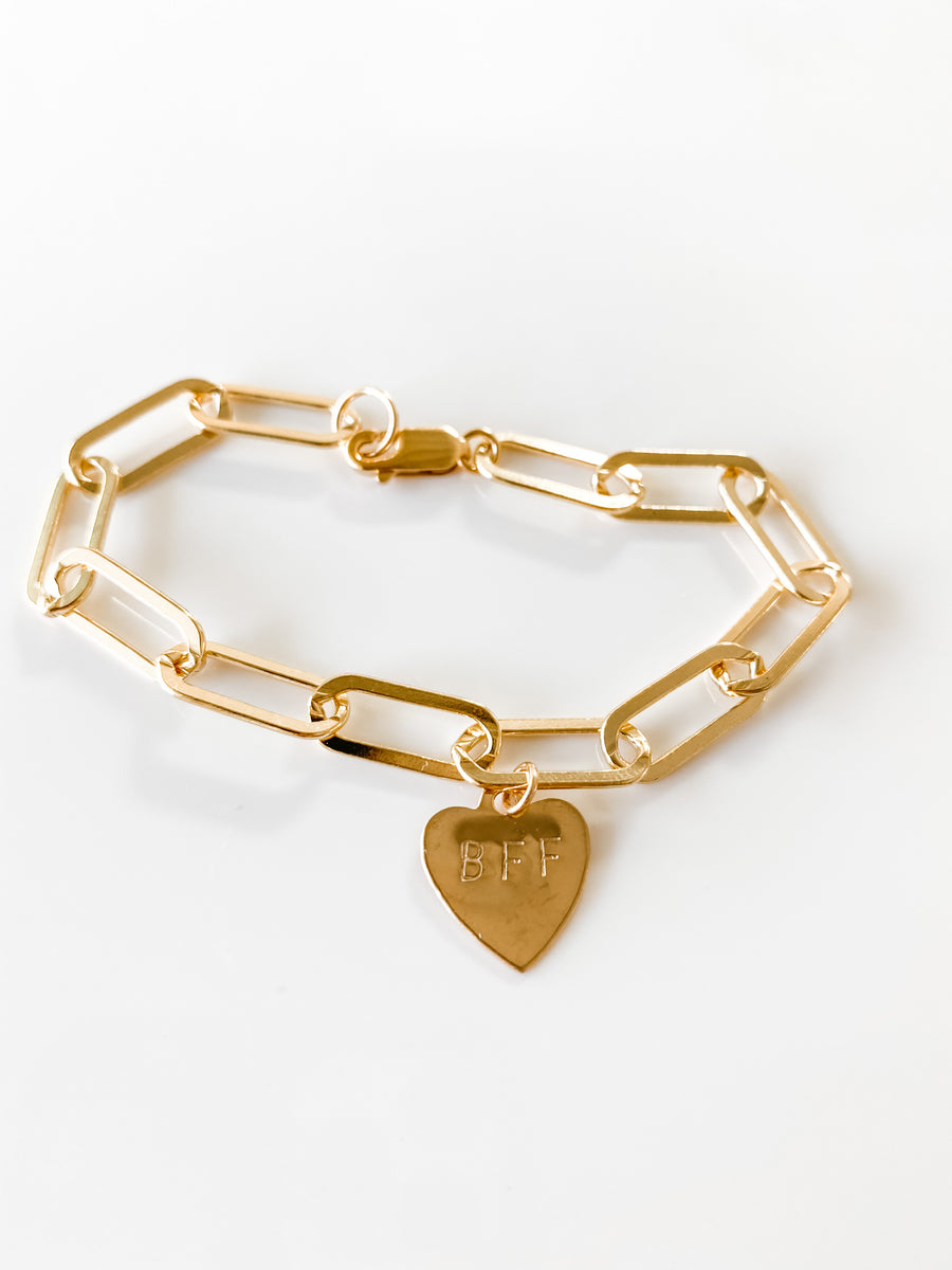 ZOE BRACELET WITH HEART CHARM