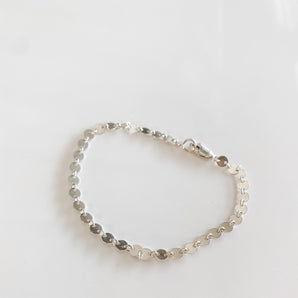 SILVER SEQUIN BRACELET