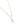 A gold-filled dainty paperclip chain necklace with a small detailed cross pendant.